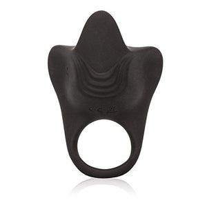 Calexotics Silicone Rechargeable Remote Pleasurizer - 12 Function Vibrating Waterproof Pleasure Ring - Silicone Clitoral Massager Sex Toy For Couples - Black