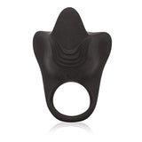 Calexotics Silicone Rechargeable Remote Pleasurizer - 12 Function Vibrating Waterproof Pleasure Ring - Silicone Clitoral Massager Sex Toy For Couples - Black