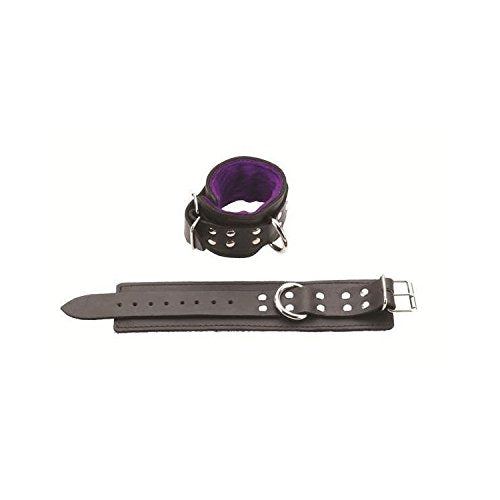Spartacus Purple Fur Line Restraints, Wrist