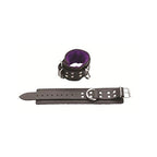 Spartacus Purple Fur Line Restraints, Wrist