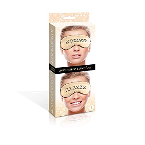 The 9&quot;S Xoxo/Zzz Satin Blindfold