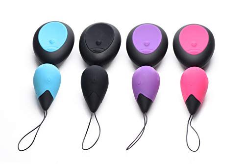 10X Silicone Vibrating Egg - Purple