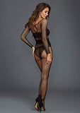 Dreamgirl Women'S Bodystockings, Black, One Size
