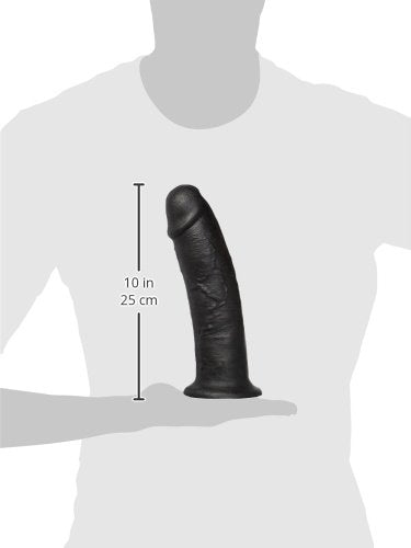 Pipedream King Cock Dildo, Black, 10 Inch