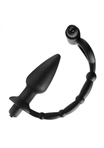 Master Series Viaticus Dual Cock Ring And Butt Plug Vibrator