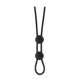 Stay Hard - Sili Dbl Loop Cock Ring Blk