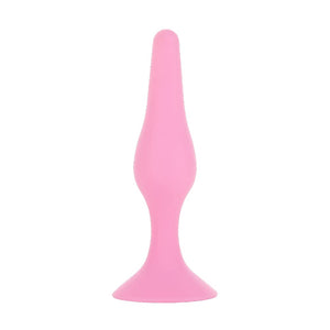 Pure Love Silicone Anal Butt Plug 4.5'', Adult Sex Toy, Classic Sex Toy, Pink