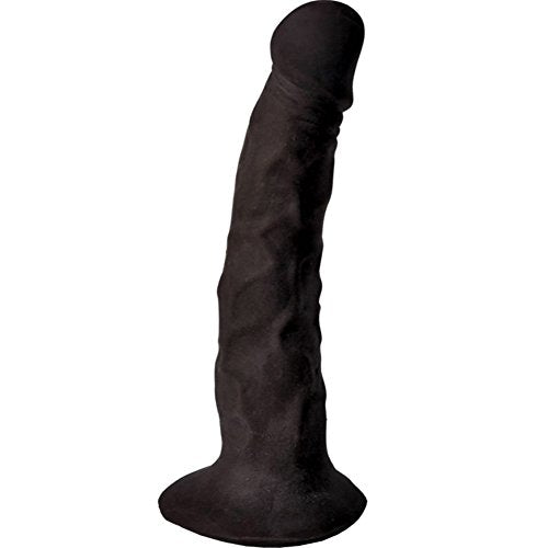Hott Products Unlimited 57903: Skinsations Blk Playful Dildo W/Harness 8In