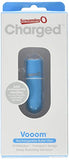 Screaming O Charged Vooom Rechargeable Bullet Vibe, Blue,1 Count