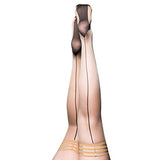 Kixies Ruby Nude Black Back Seam Size B