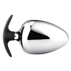 Romi Large Massive Metal Anal Plug Personal Massager For Unisex Provide A Full Feeling Designed For Experienced Or Intermediate Players (Small)