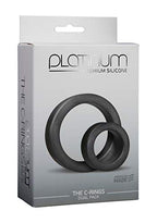 Platinum Silicone C Ring Charcoal