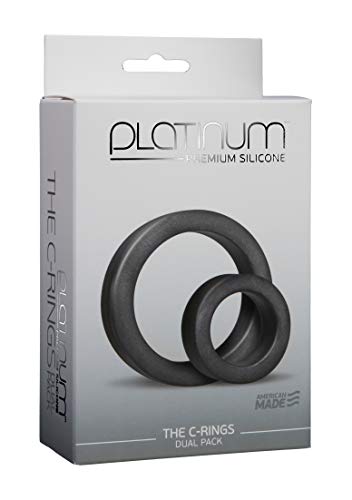 Platinum Silicone C Ring Charcoal
