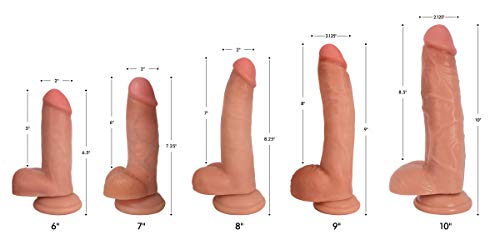 Jock Bareskin 6In Vanilla Dildo W/ Balls