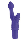 California Exotic Novelties Silicone Bunny Kiss, Purple, 0.28 Pound