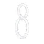 Screaming O Ofinity Cock Ring, Clear - Double Cock Ring - Penis Ring, Stretchy, Comfortable Pleasure Ring - Couple Sex Toys, Dic