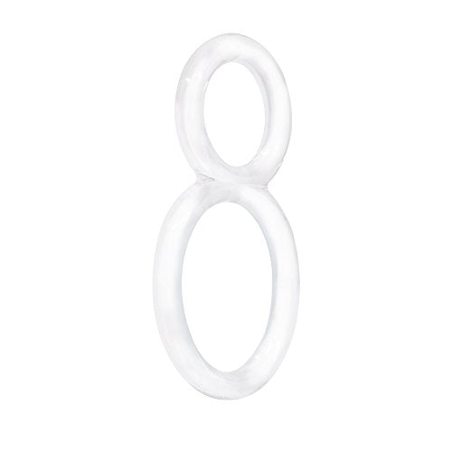 Screaming O Ofinity Cock Ring, Clear - Double Cock Ring - Penis Ring, Stretchy, Comfortable Pleasure Ring - Couple Sex Toys, Dic