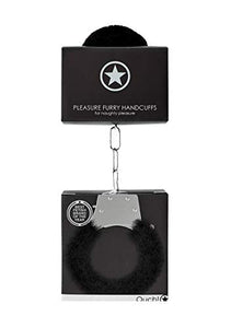 Pleasure Handcuffs Furry Black