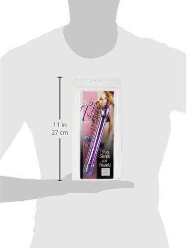 California Exotics Slender Tulip Wand Massager, Violet