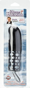 California Exotic Novelties Dr. Joel Kaplan Silicone Masturbator With Extension, Black, 2 Inch