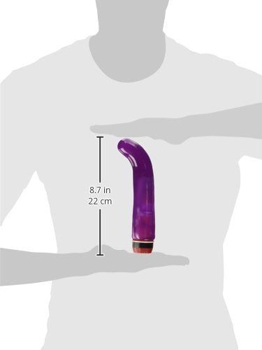 Golden Triangle Jelly Caribbean Gspot Vibrator  Purple