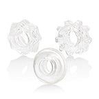 Calexotics Reversible Ring Set, Clear