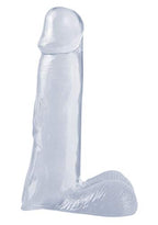 Pipedream Basix 8 Inch Dong, Clear