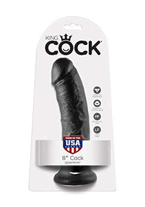 King Cock - 8In Cock Black