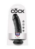 Pipedream King Cock Dildo Black 8 Inch