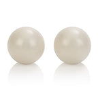 Calexotics Pleasure Pearls - Ben Wa Balls - Vaginal Kegel Weights - Pelvic Floor Exercise Set For Women - Adult Sex Toys For Couples - White