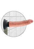 Pipedream Products King Cock 7 Inch Vibrating Cock Beige