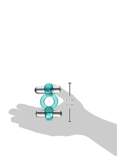 California Exotic Novelties Up Spice It Up Double Action Couples Ring 2, Green