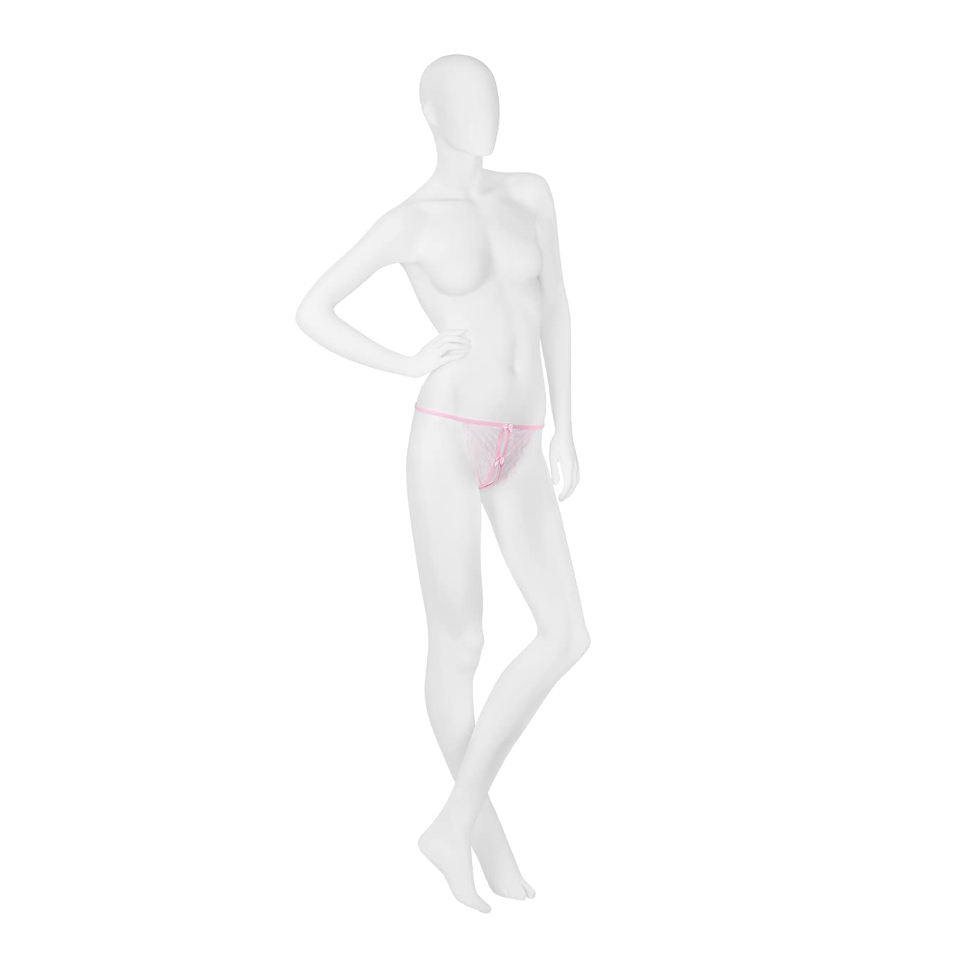 Penthouse Hot Getaway Crotchless Thong 2 Piece-Pink S/M-Boxed