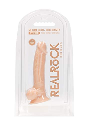 Realrock Ultra - 7" Silicone Dildo Flesh