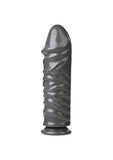 Doc Johnson American Bombshell - Bunker Buster - Dildo Or Butt Plug With Suction Cup - Gunmetal Grey