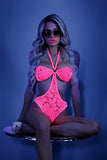 Glow Impress Me Bodysuit  Open Back Ml
