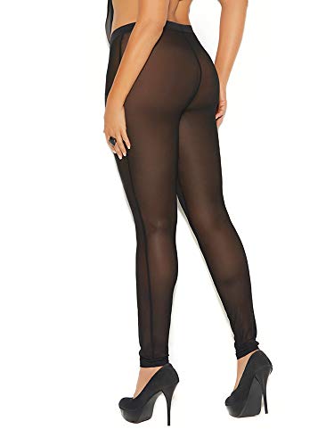 Mesh Leggings Black 1X/2X