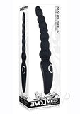 Evolved Love Is Back - Magic Stick - Rechargeable Silicone Beaded Vibrator - Black