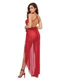 Dg Teddy W/ Maxi Skirt & G-Strng Rouge S