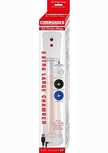 Commander Extra Large Electric Pump Whit