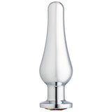 Cloud 9 Novelties Cloud 9 Novelties Gems Silver Chrome Tall Plug, Medium