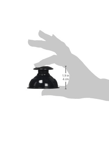Master Series Plungers Extreme Suction Silicone Nipple Suckers, 1 Count, Black, (Af413)