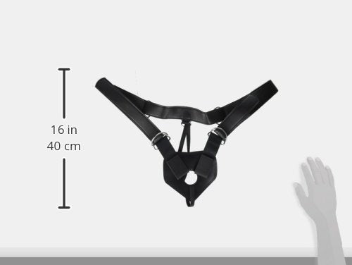 Strap U Flaunt Strap On Harness System, Black, (Ad703)