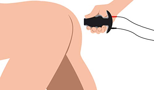 Zeus Electrosex Estim Hollow Butt Plug  1 Count