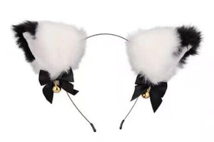 Anal Plugs Butt Plug Tail Plug Butt Plug with Tail Fox Tail Plug,Stainless Steel Anal Butt Plug with Faux Fox Tail and Ear-Anal