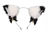 Anal Plugs Butt Plug Tail Plug Butt Plug with Tail Fox Tail Plug,Stainless Steel Anal Butt Plug with Faux Fox Tail and Ear-Anal