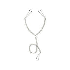Spartacus Y Style Adjustable Tweezer Nipple With Clit Clamps, Silver