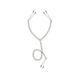 Spartacus Y Style Adjustable Tweezer Nipple With Clit Clamps, Silver