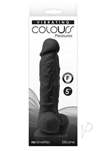 Colours Pleasures Vibrating 5In Dildo Bk
