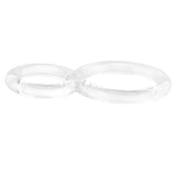 Screaming O Ofinity Cock Ring, Clear - Double Cock Ring - Penis Ring, Stretchy, Comfortable Pleasure Ring - Couple Sex Toys, Dic